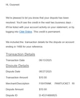 chargeback