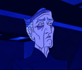 (steps ominously into the shadows)