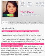 OKCupid fatty