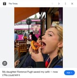 My daughter Florence Pugh