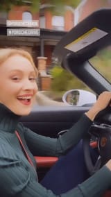 Sarah Gadon Porsche Drive