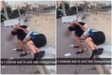Cumskin Shitting on A Homeless Man&#039;s Face