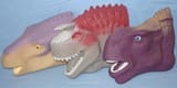 DISNEY_2000_FAMILY_ANIMATION_MOVIE_DINOSAUR_ALADAR_BRUTON_KRON_MCDONALDS_VINYL_HAND_PUPPETS