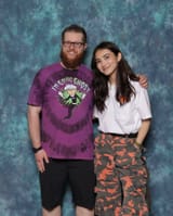 Maria Zhang and fan