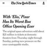 Elio flops
