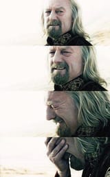 Bernard Hill as &#039;King Theoden&#039;