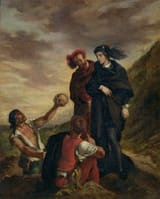 Ferdinand_Victor_Eugene_Delacroix_-_Hamlet_and_Horatio_in_the_Cemetery_from_Scene_1_Act_V_of_Hamlet_by_William_Shake_-_(MeisterDrucke-38182)[1]