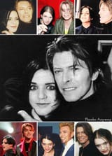 Placebo singer Brian Molko and David Bowie