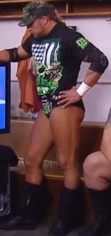 Triple H watching TV
