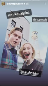 Sarah Gadon Billy Magnussen Instagram