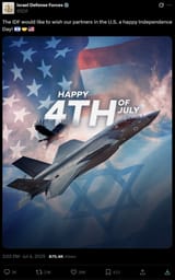 IDF congratulating their slaves