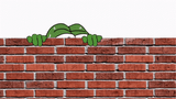 pepe-hiding-behind-wall