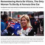 Remembering Maria De Villota The Only Woman To Die By A Formula One Car