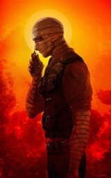 burned man