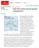 Denmark cost of Non-Western Immigrants Economist