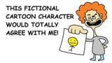 Leftists &amp; Fictional Characters
