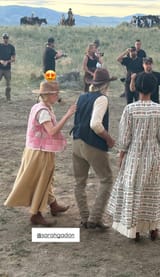 Sarah Gadon Flint BTS 4