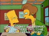 Bart gets an F