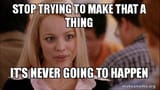 never
