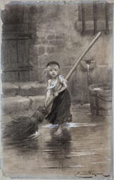 Cosette-sweeping-les-miserables-emile-bayard-1862