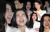 laughing