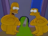 Marge and Homer