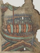 Viking_attack_on_Guérande,_from_a_Saint-Aubin_MS