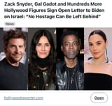 snyder gadot hostages