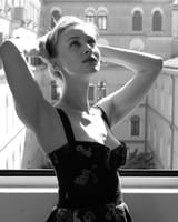 Sarah Gadon B&amp;W Photoshoot Venice 2021 