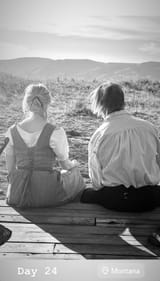 Sarah Gadon Josh Holloway Flint BTS