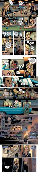 Black label Harley Quinn and the birds of prey comic