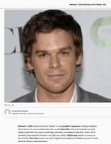 Michael C. Hall cheating on the ‘Dexter’ set – Boston Herald