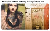 tattoo trash