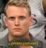 visible confusion