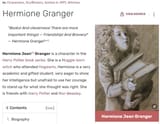 HP Wiki Hermione white