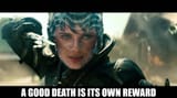 a good death is its own reward