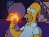 flaming homer