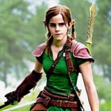 emma watson as link from legend of zelda