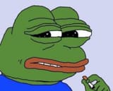 frog disgusted