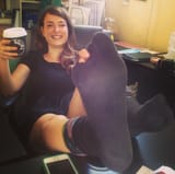 milana vayntrub feet