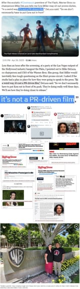 it’s not a PR driven film