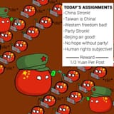 Chinese Shilling Cartoon