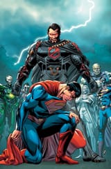 Supes kneeling to a real man
