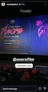 Sarah Gadon Anora Screening