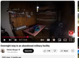 Screenshot 2025-07-20 at 02-21-25 Overnight stay in an abandoned military facility - YouTube