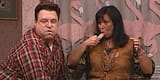 dan and roseanne suckin on some iceC
