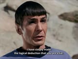 Spock catches you slipping