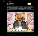 a SDCC Star Trek Hall H Thanks