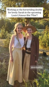 Sarah Gadon Stunt Double Flint BTS