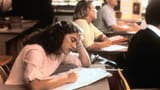 Nancy sleeping in class